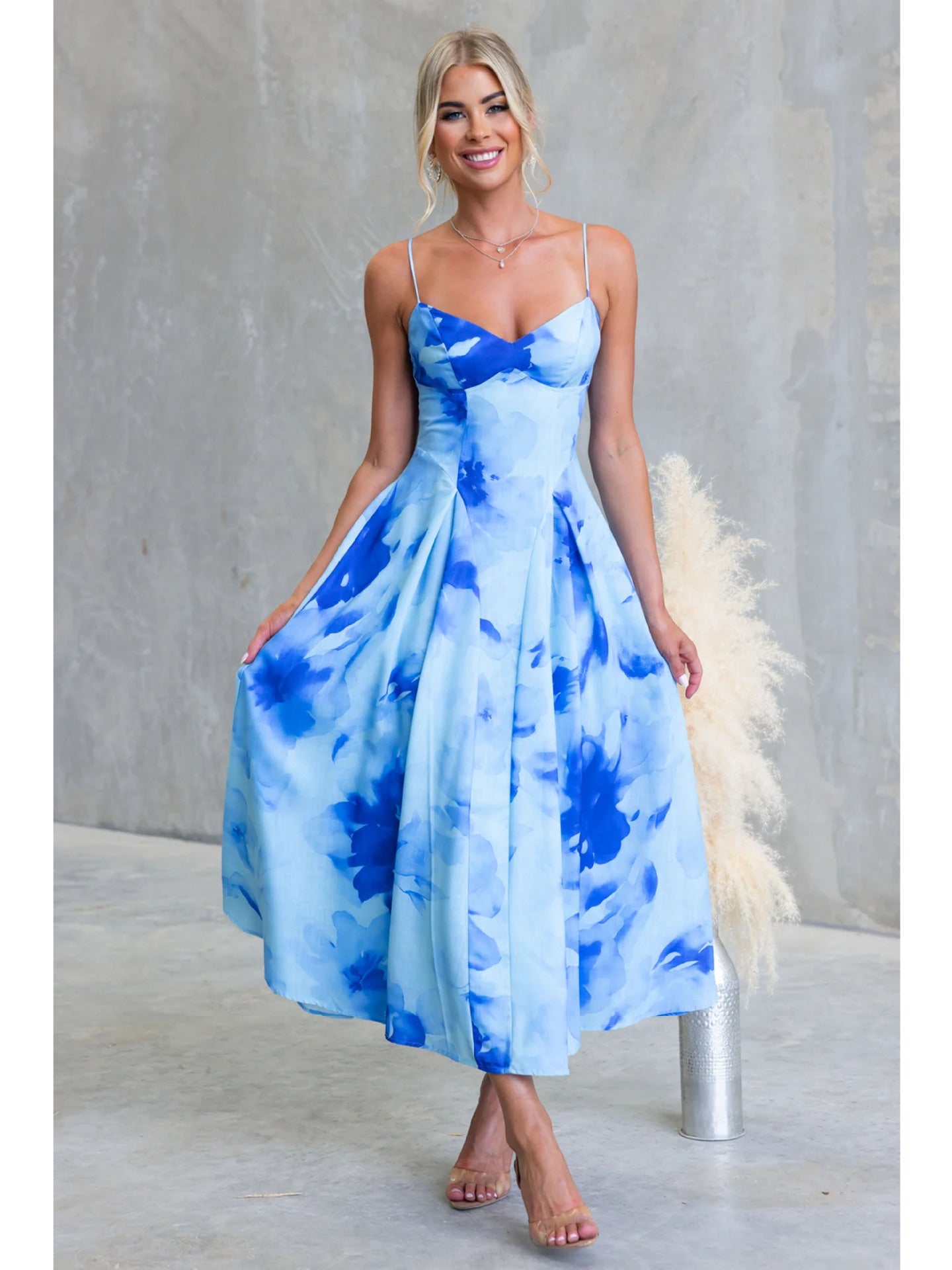 Floral Print Sweet Mid-Length Wrap Dress - Chic & Timeless S Prime Era Shop Floral Print Sweet Mid-Length Wrap Dress - Chic & Timeless S Prime Era Shop